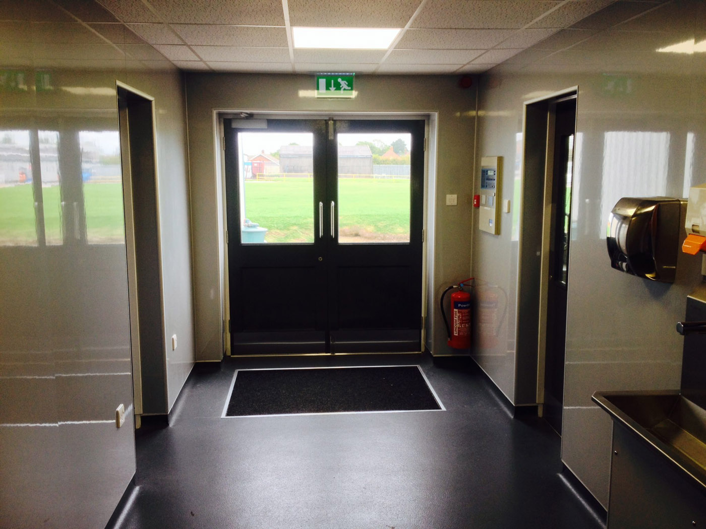 Refurbishment of Staff entrance for Coveris